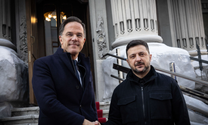 NATO SG Rutte Bertemu Zelensky di Kyiv