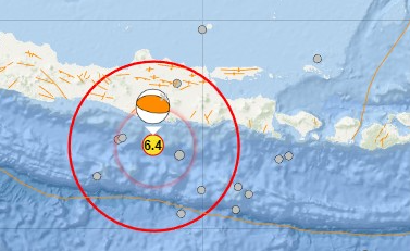 Gempa M 6.4 Guncang Pacitan Jatim Dini Hari