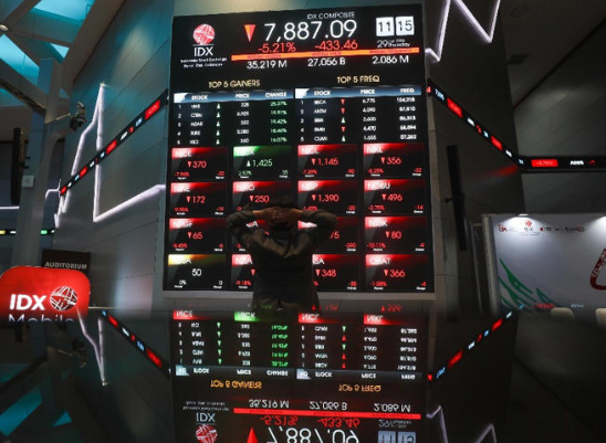 IHSG Anjlok 2% ke 7.935, Sentimen Moody’s Negatif